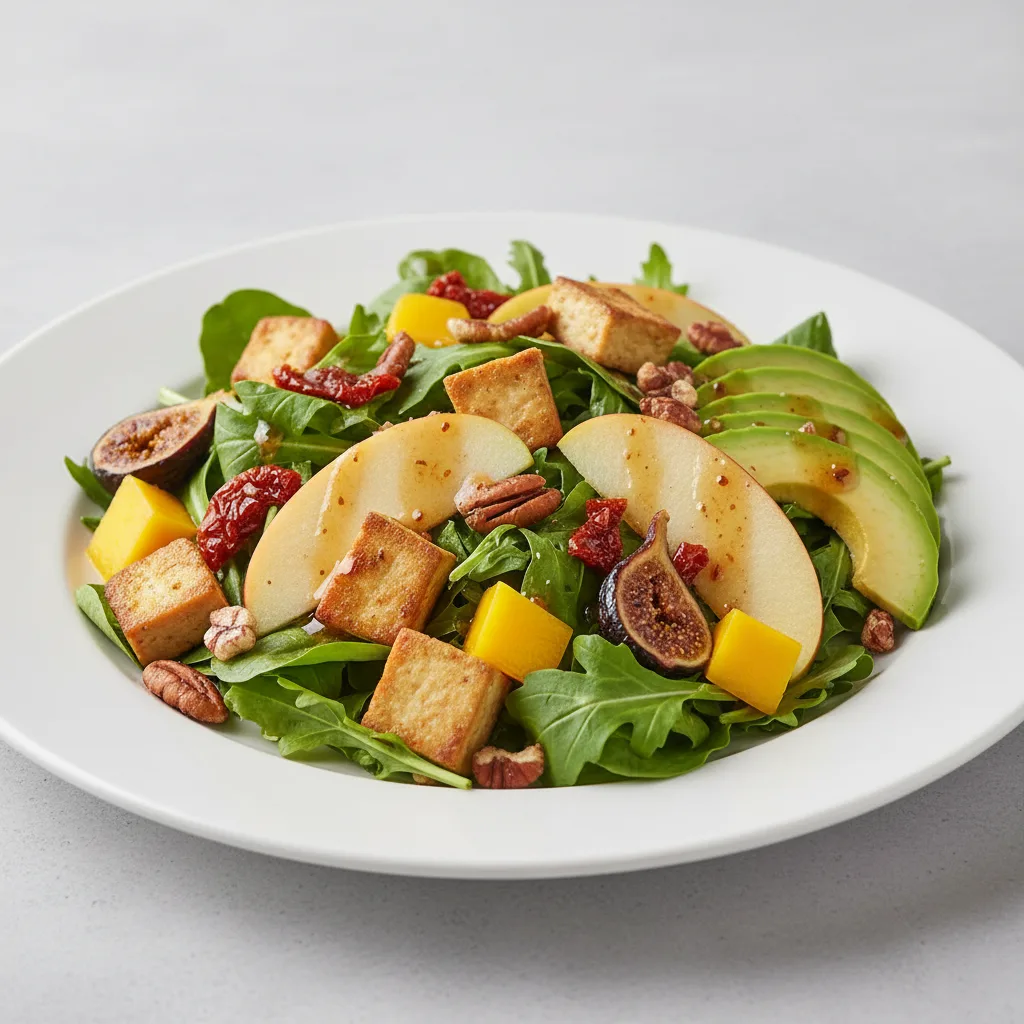 Fig Salad With Tofu