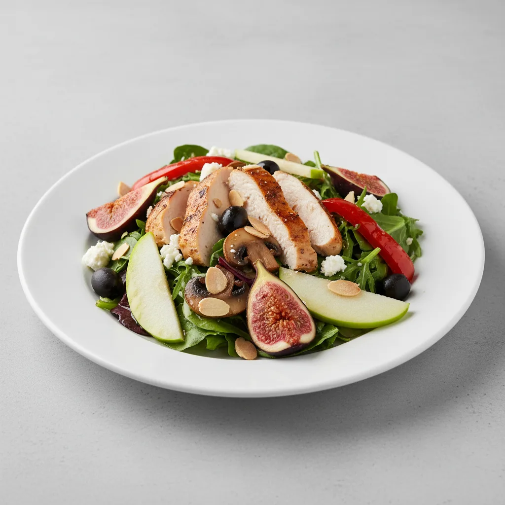 Mediterranean Rosemary Chicken and Figs Salad