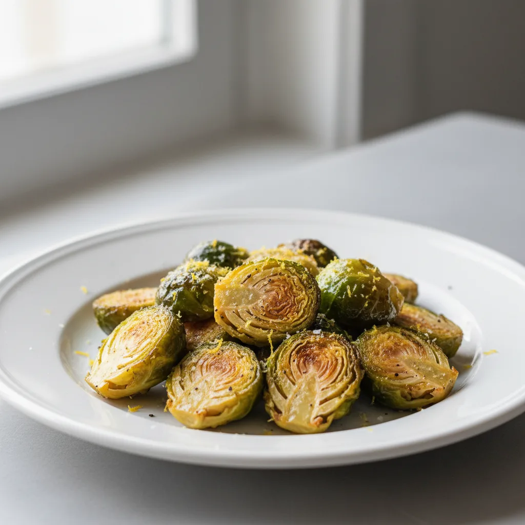 Lemon Roasted Brussel Sprouts