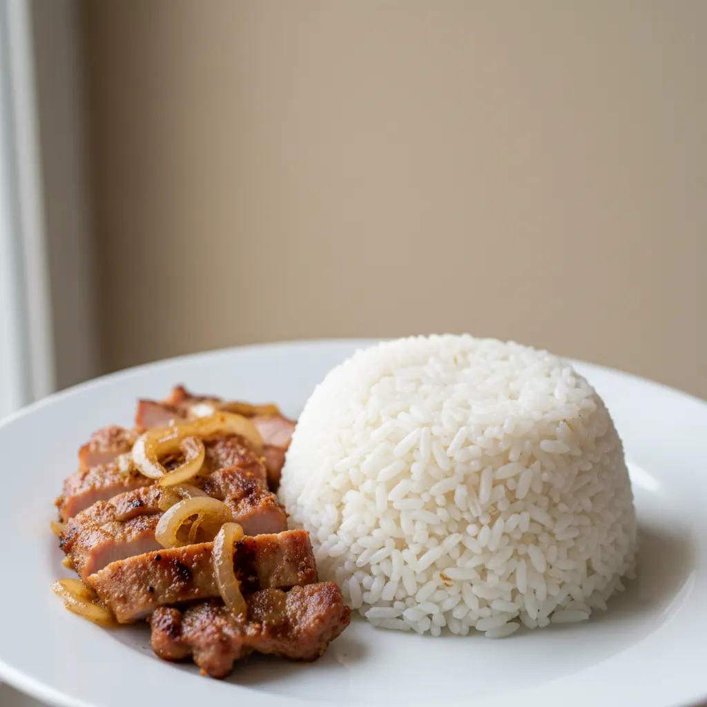 Five Spice Pork Rice Five Spice Pork Rice