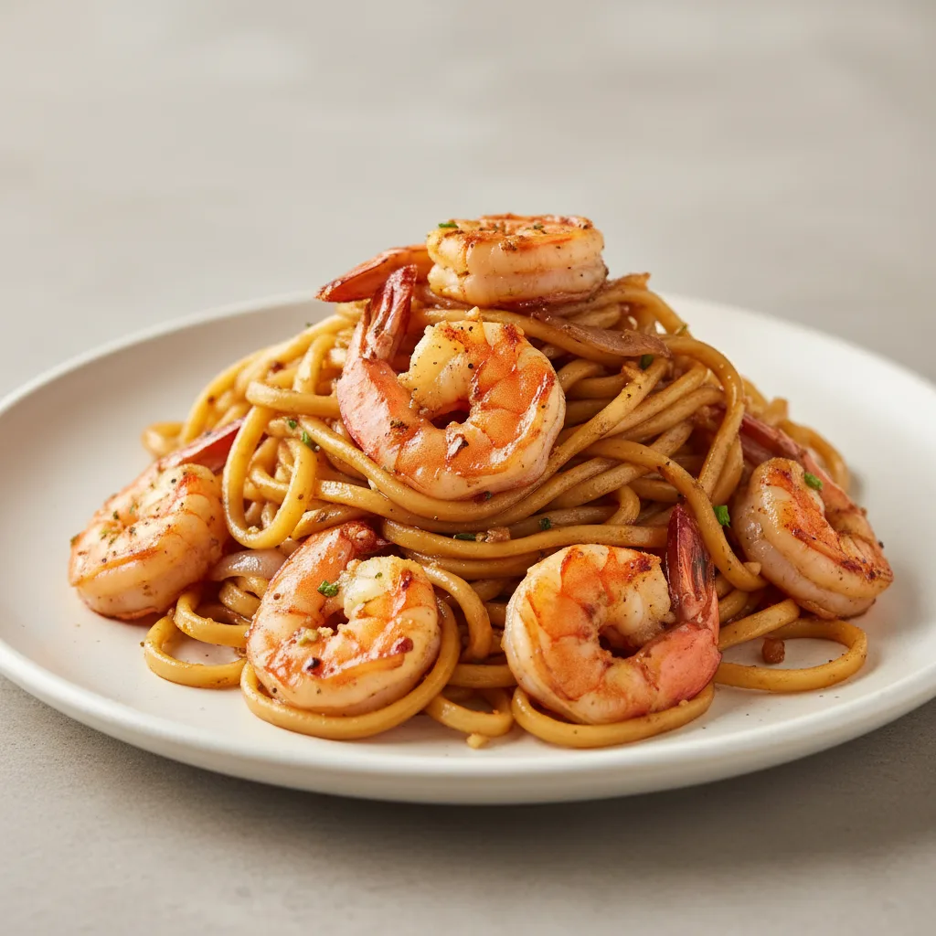 Five Spice Shrimp Garlic Noodles Five Spice Shrimp Garlic Noodles