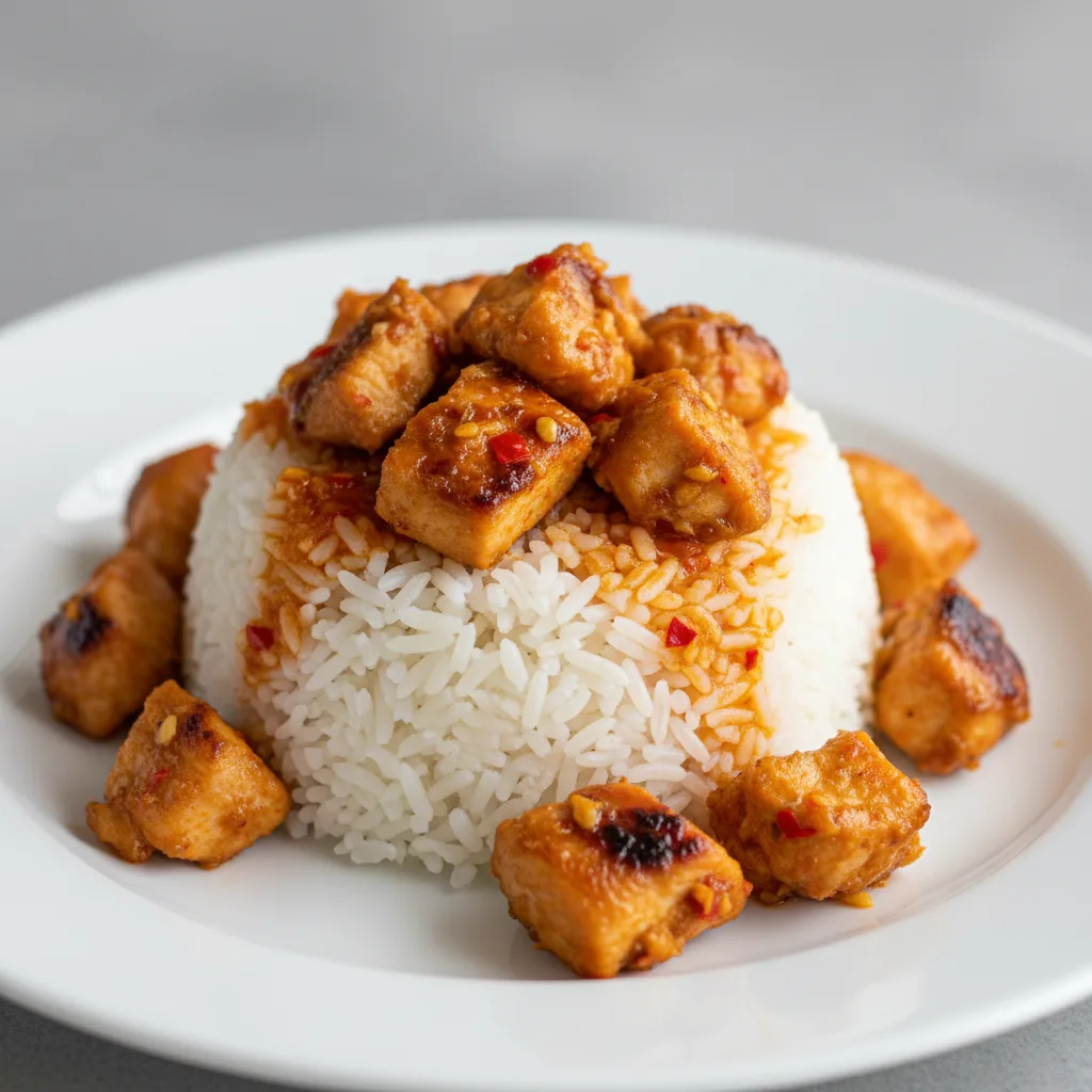 Chili Chicken Rice Chili Chicken Rice