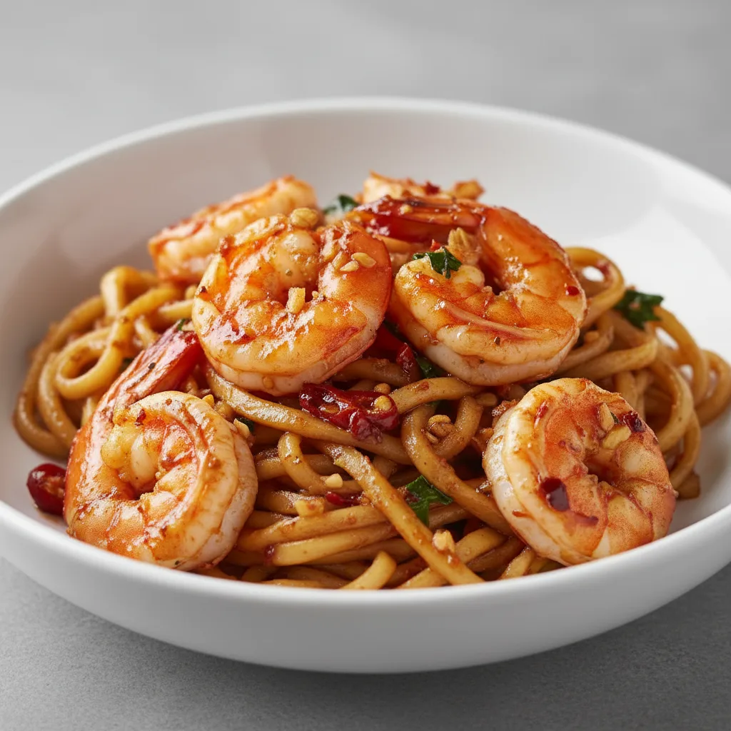 Chili Shrimp Garlic Noodles Chili Shrimp Garlic Noodles
