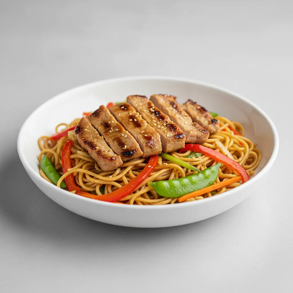 Lemongrass Pork Garlic Noodles Lemongrass Pork Garlic Noodles