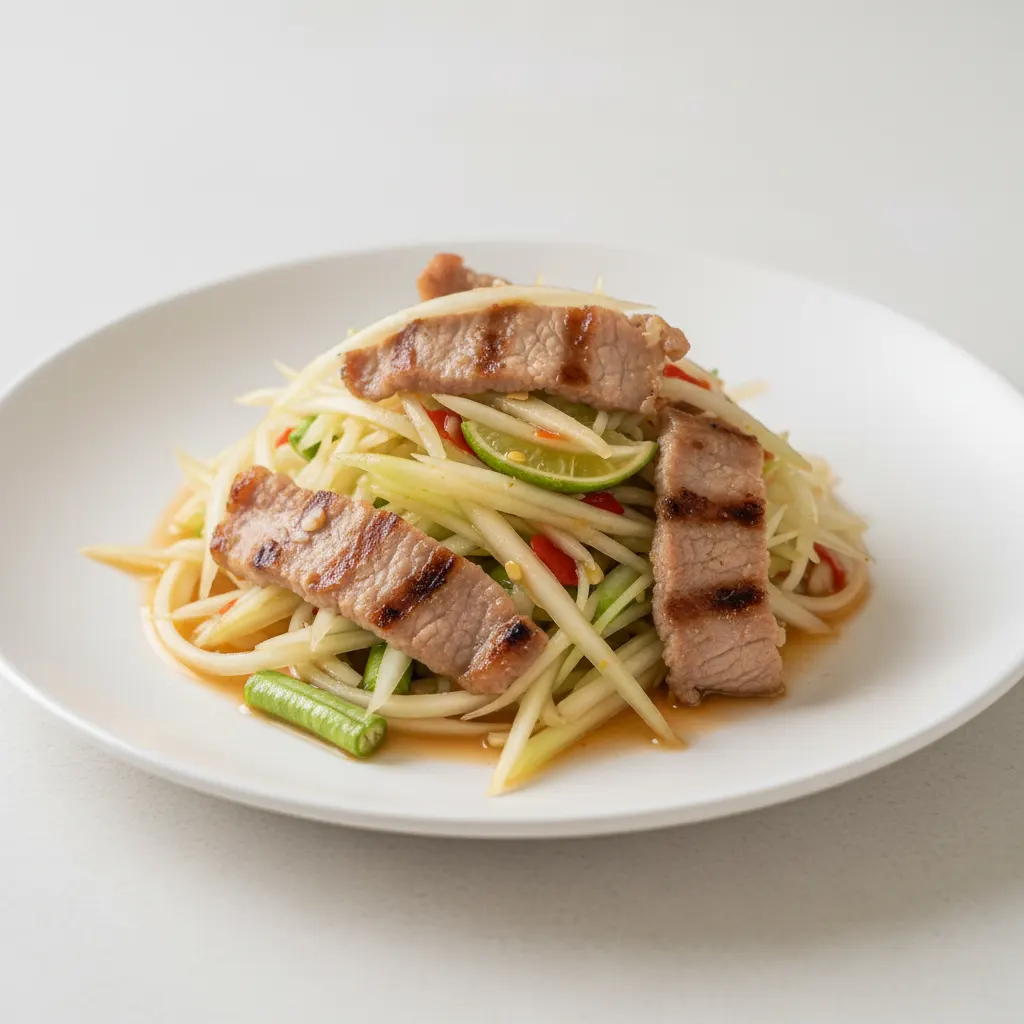 Pork Papaya Salad Pork Papaya Salad