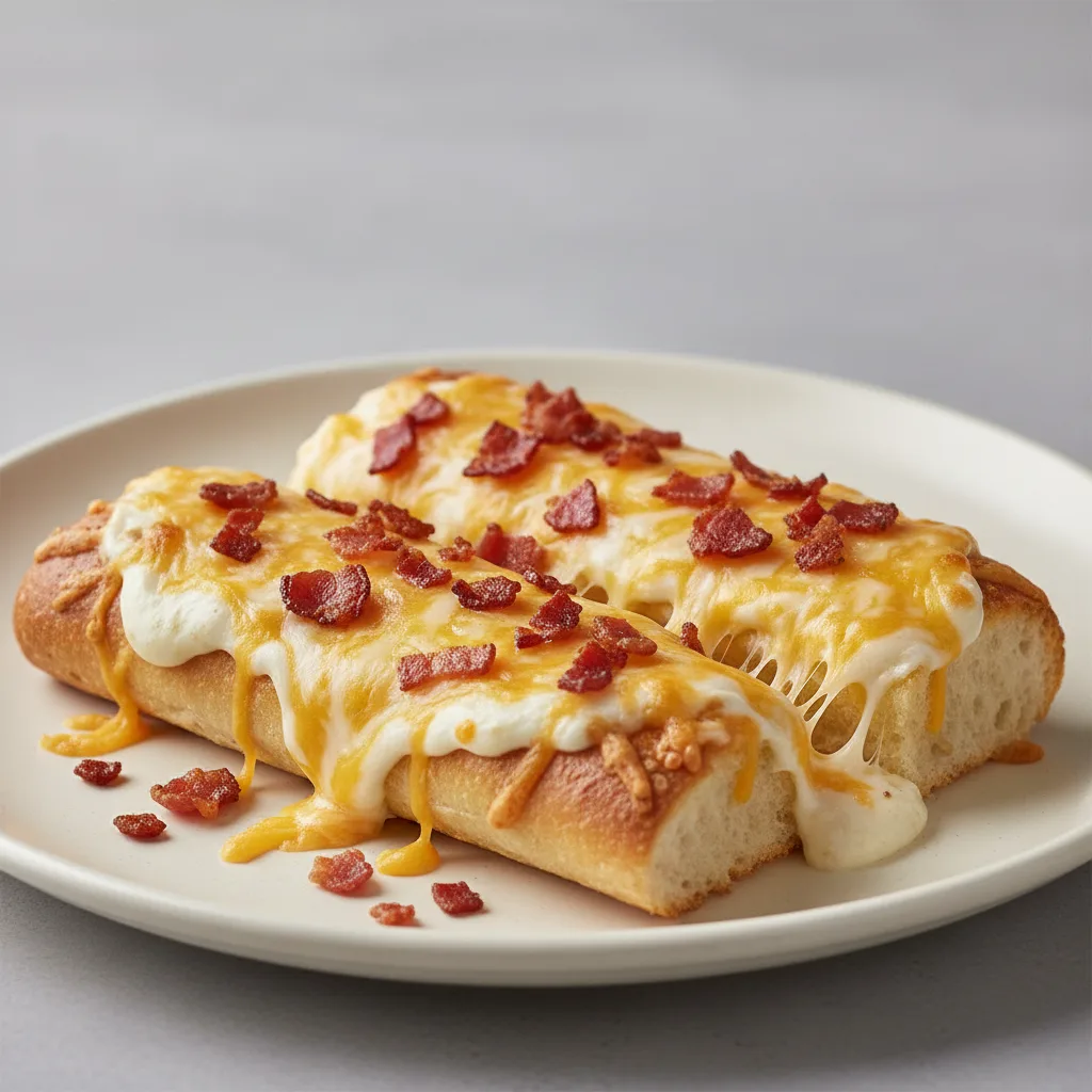 Cheesy Bacon Breadsticks