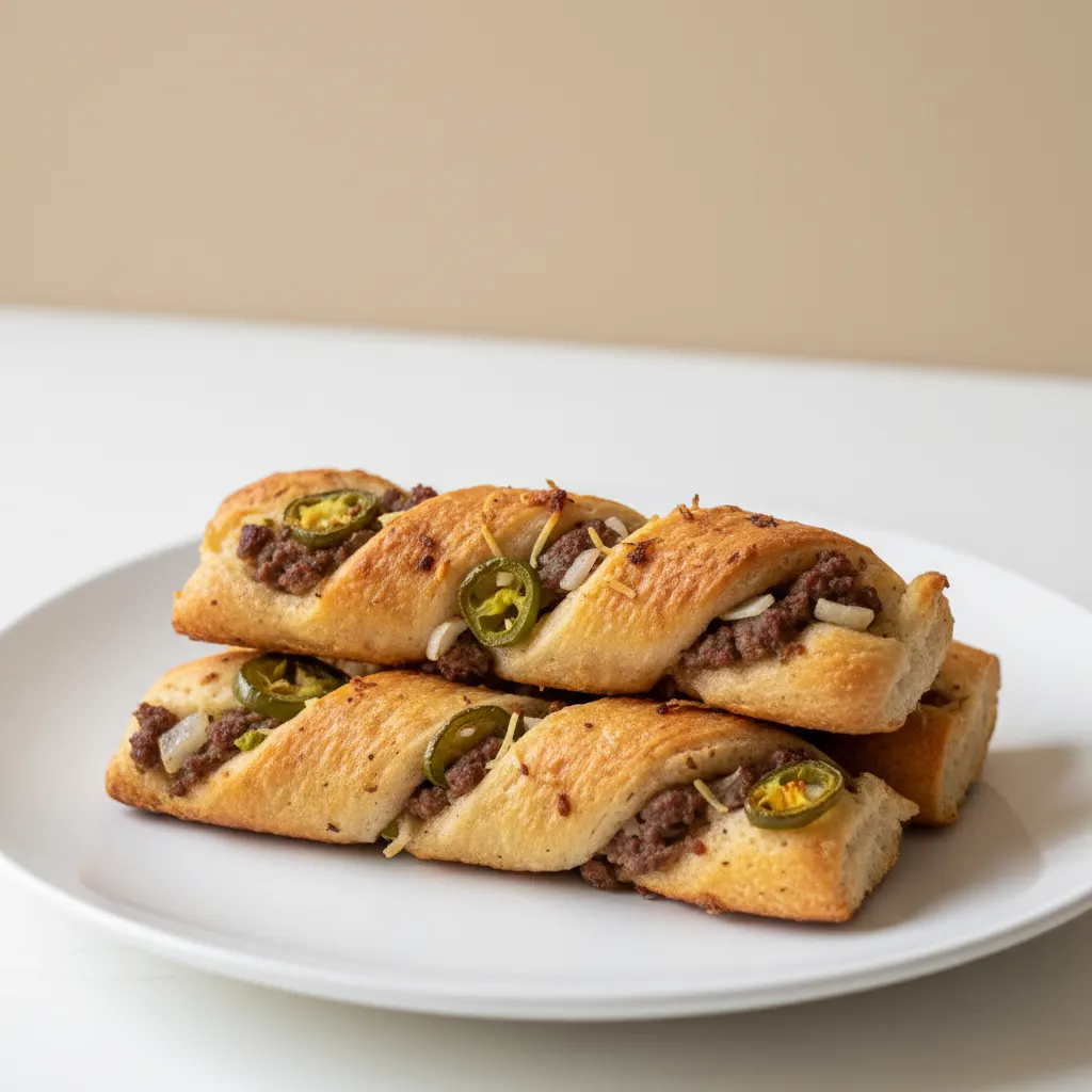 Spicy Lamb Bread Twist