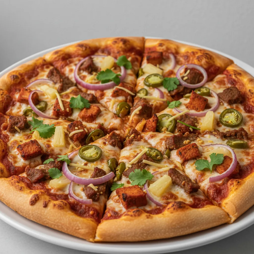 Spicy Beef Lamb Kabob Pizza Twist