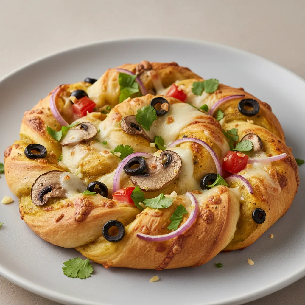 Curry Veggie Pizza Twist