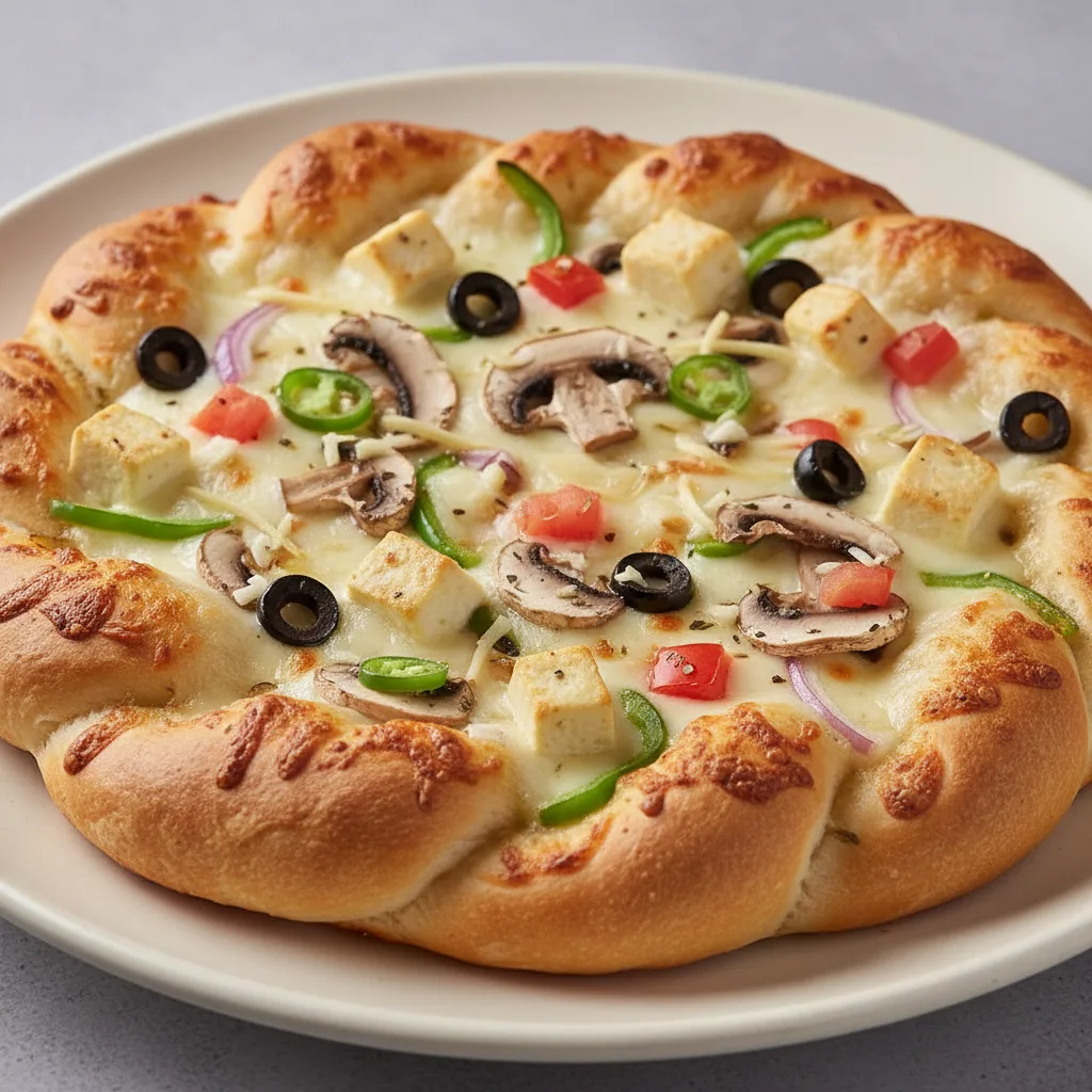 Indian Paneer Pizza Twist
