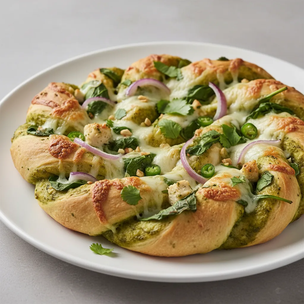 Pesto Chicken Pizza Twist