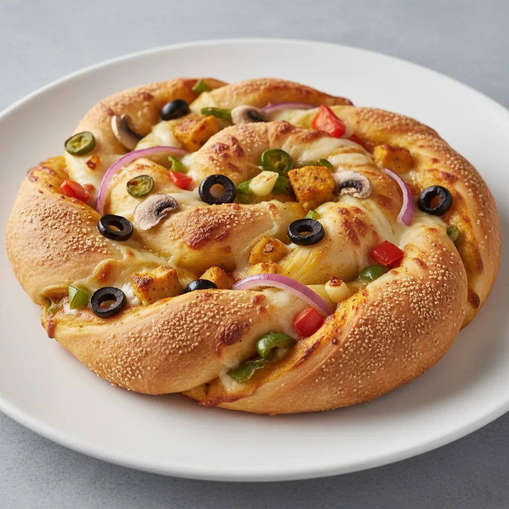 Curry Chicken Pizza Twist