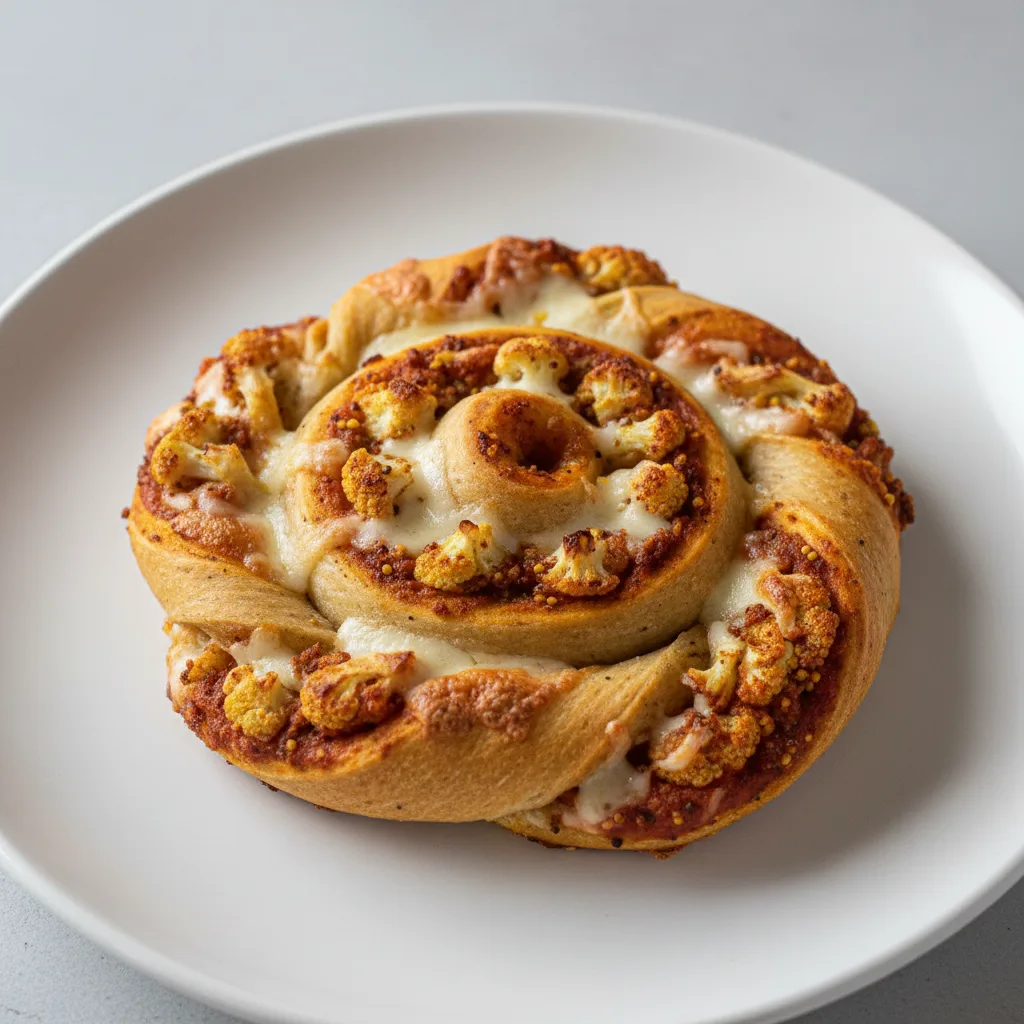 Gluten-Free Achari Gobi Pizza Twist