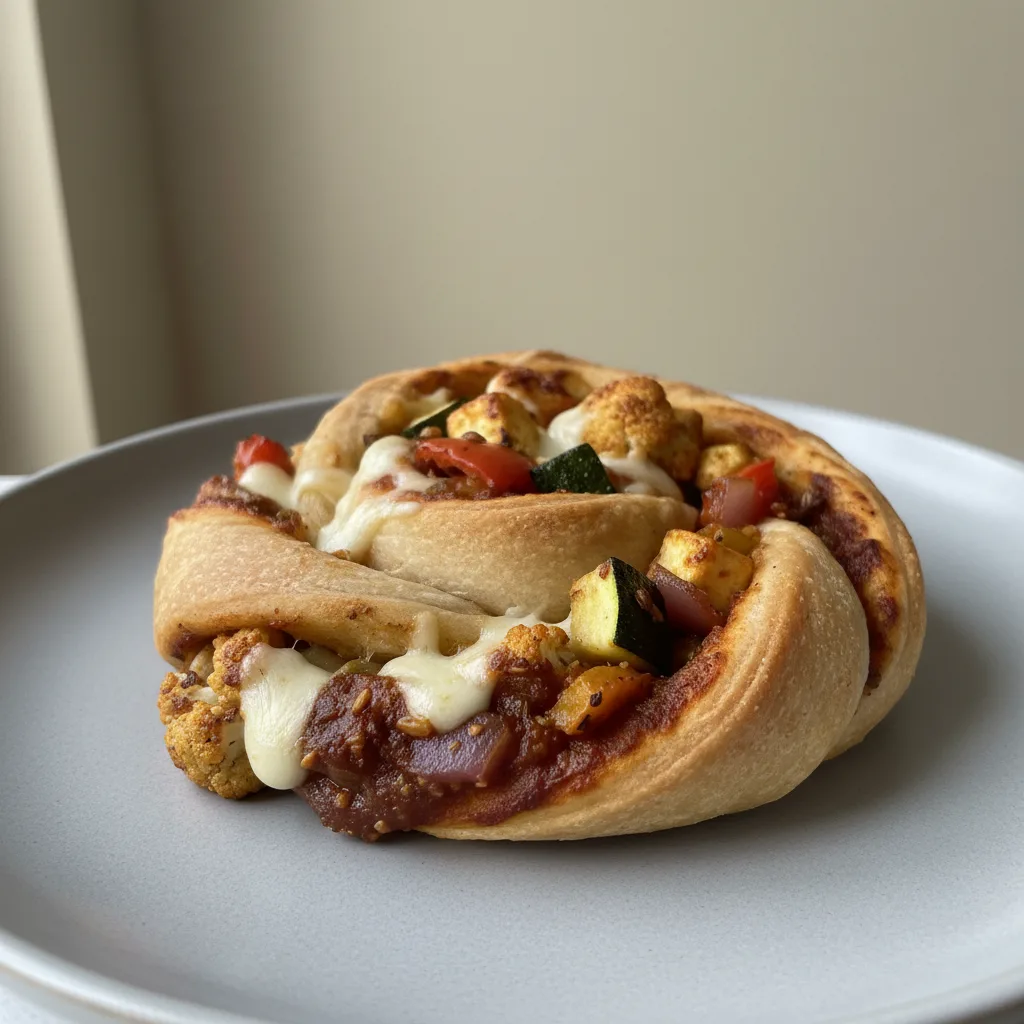 Gluten-Free Bombay BBQ Veggie Pizza Twist