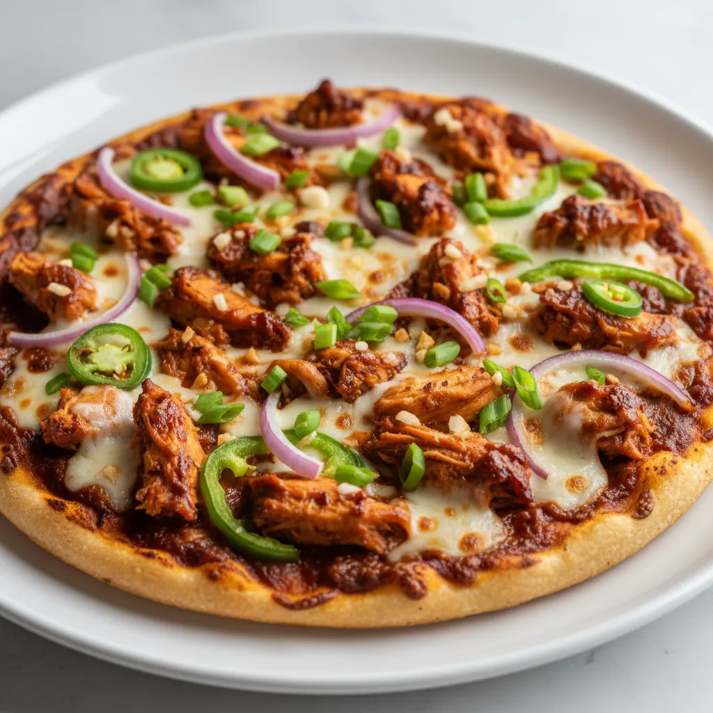 Gluten-Free Chicken Manchurian Pizza