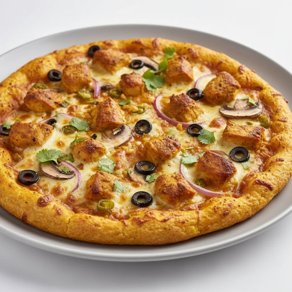 Gluten-Free Curry Chicken Pizza