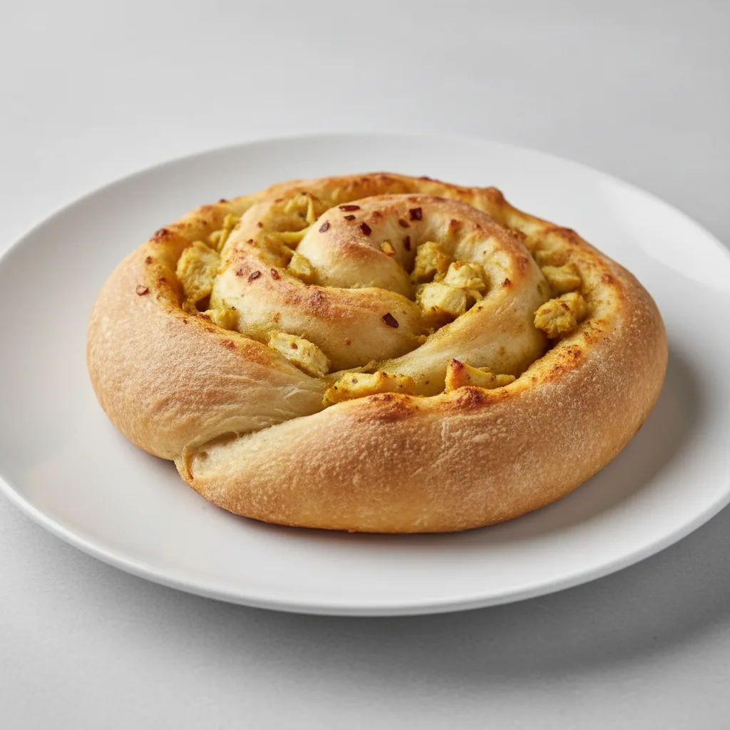 Gluten-Free Halal Curry Chicken Pizza Twist