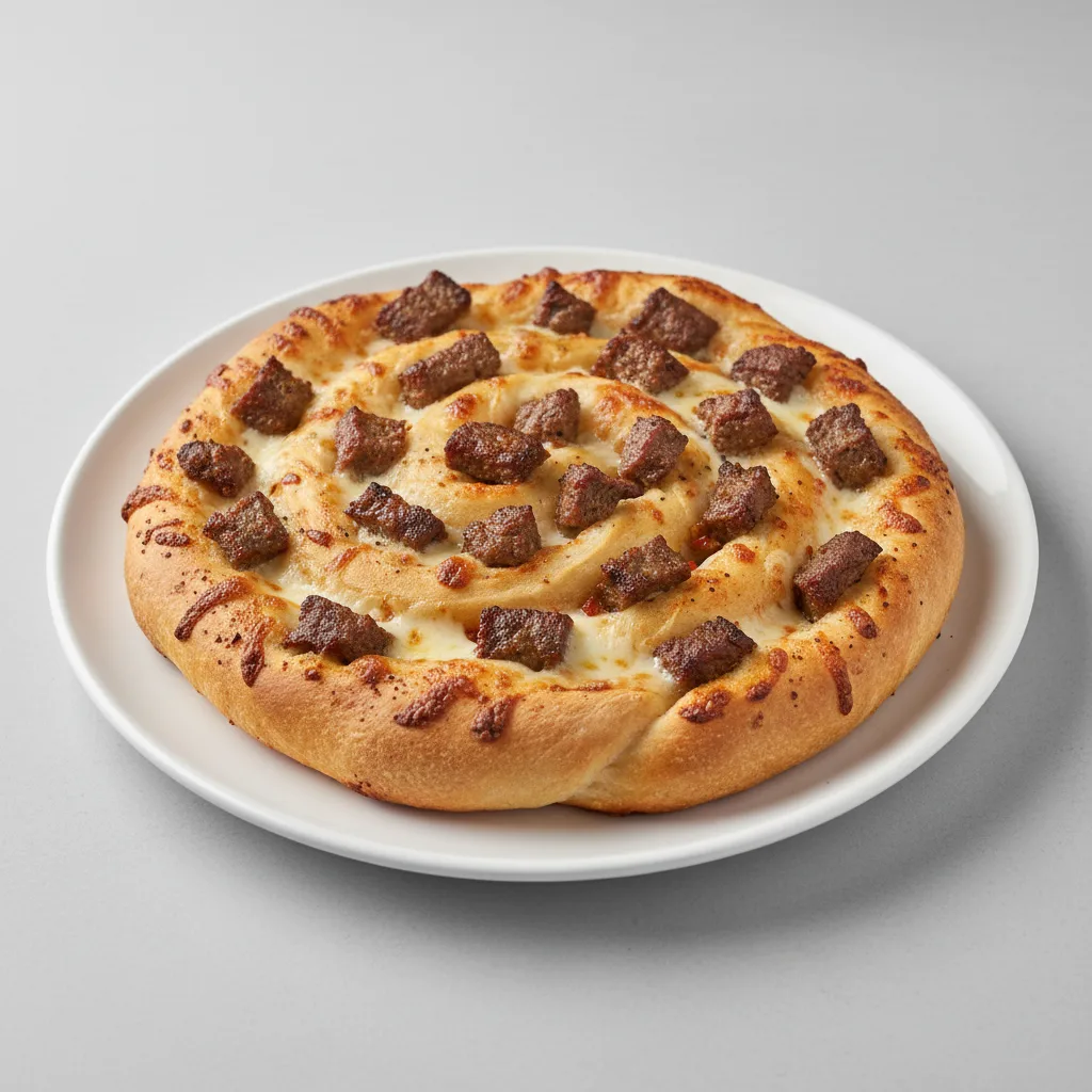 Gluten-Free Halal Spicy Beef Lamb Kabob Pizza Twist