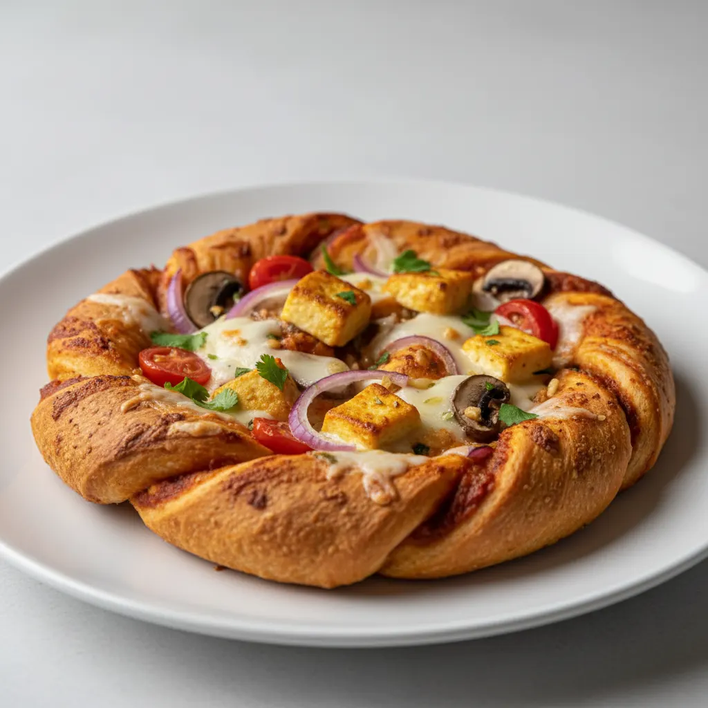 Gluten-Free Tandoori Paneer Pizza Twist