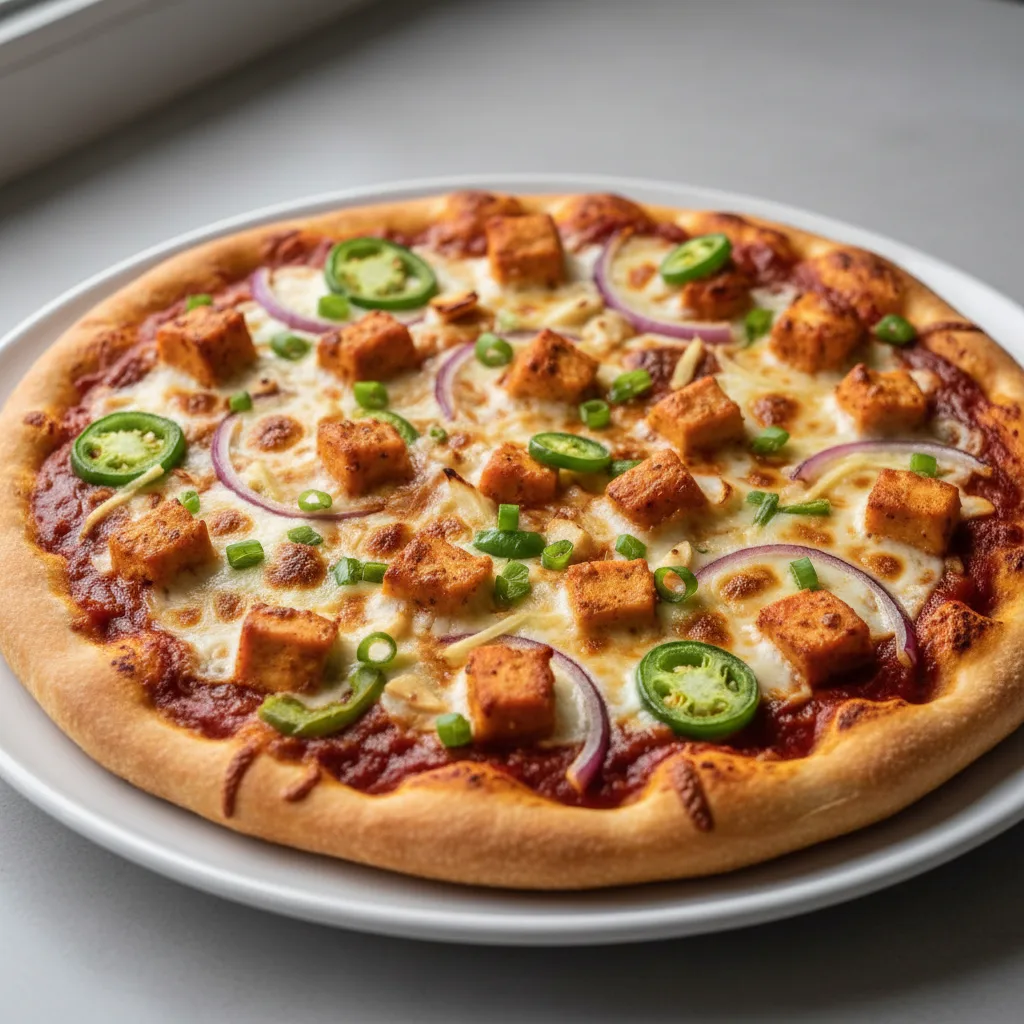 Halal Manchurian Pizza