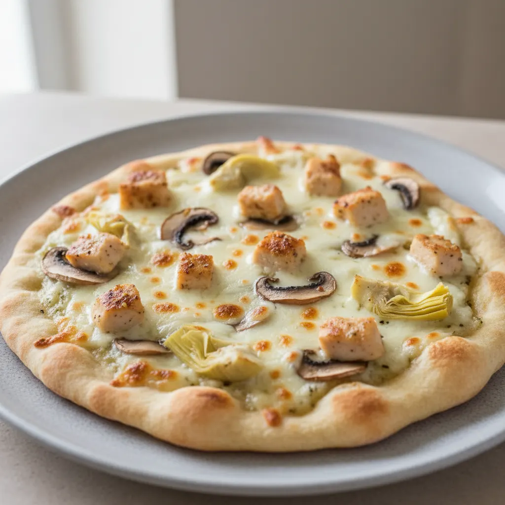 Chicken Delight Naan Pizza