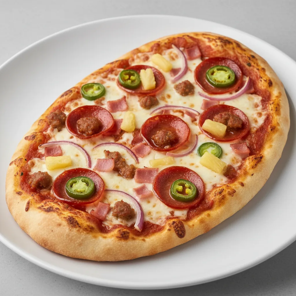 Latino-Style Naan Pizza