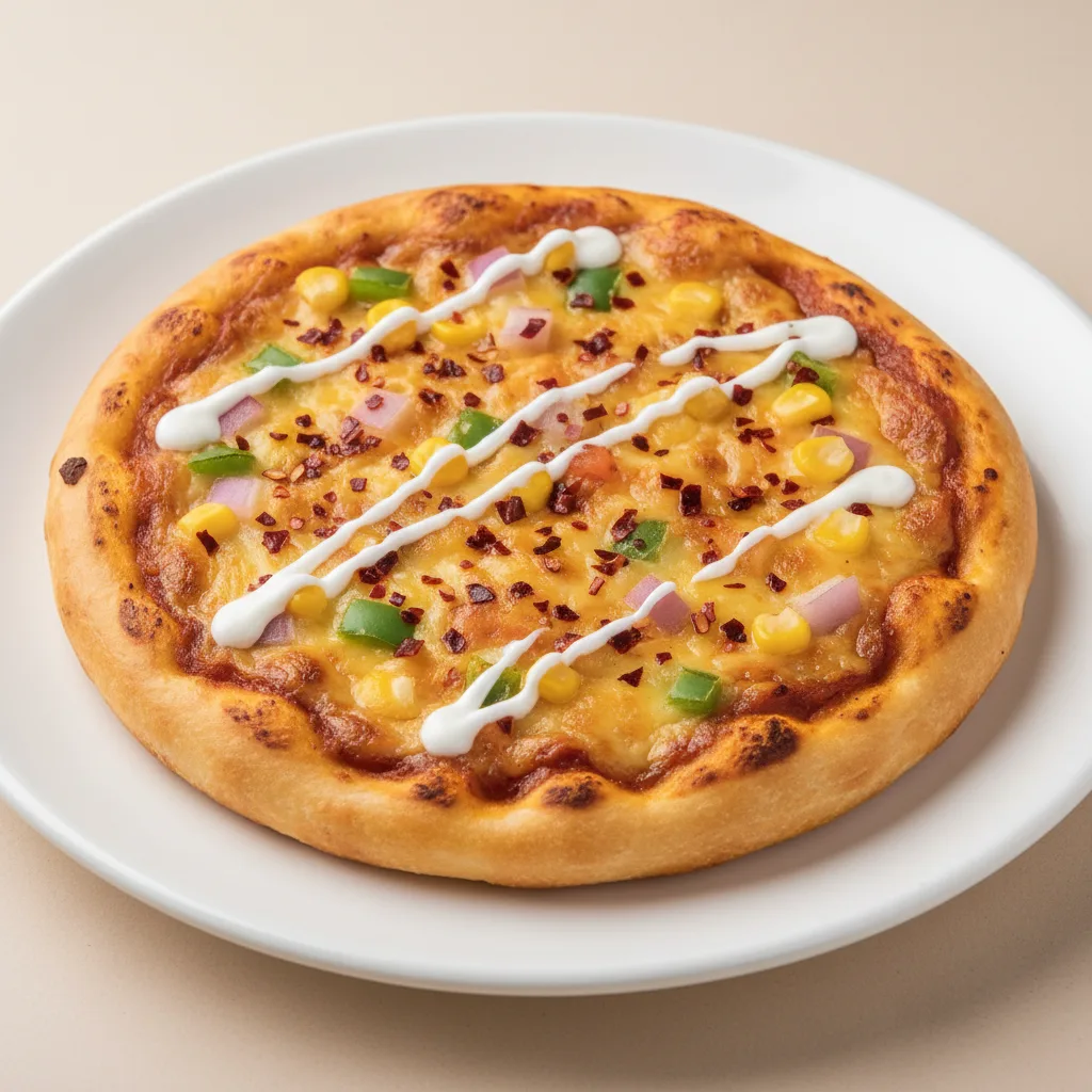 Chilli Corn Pizza