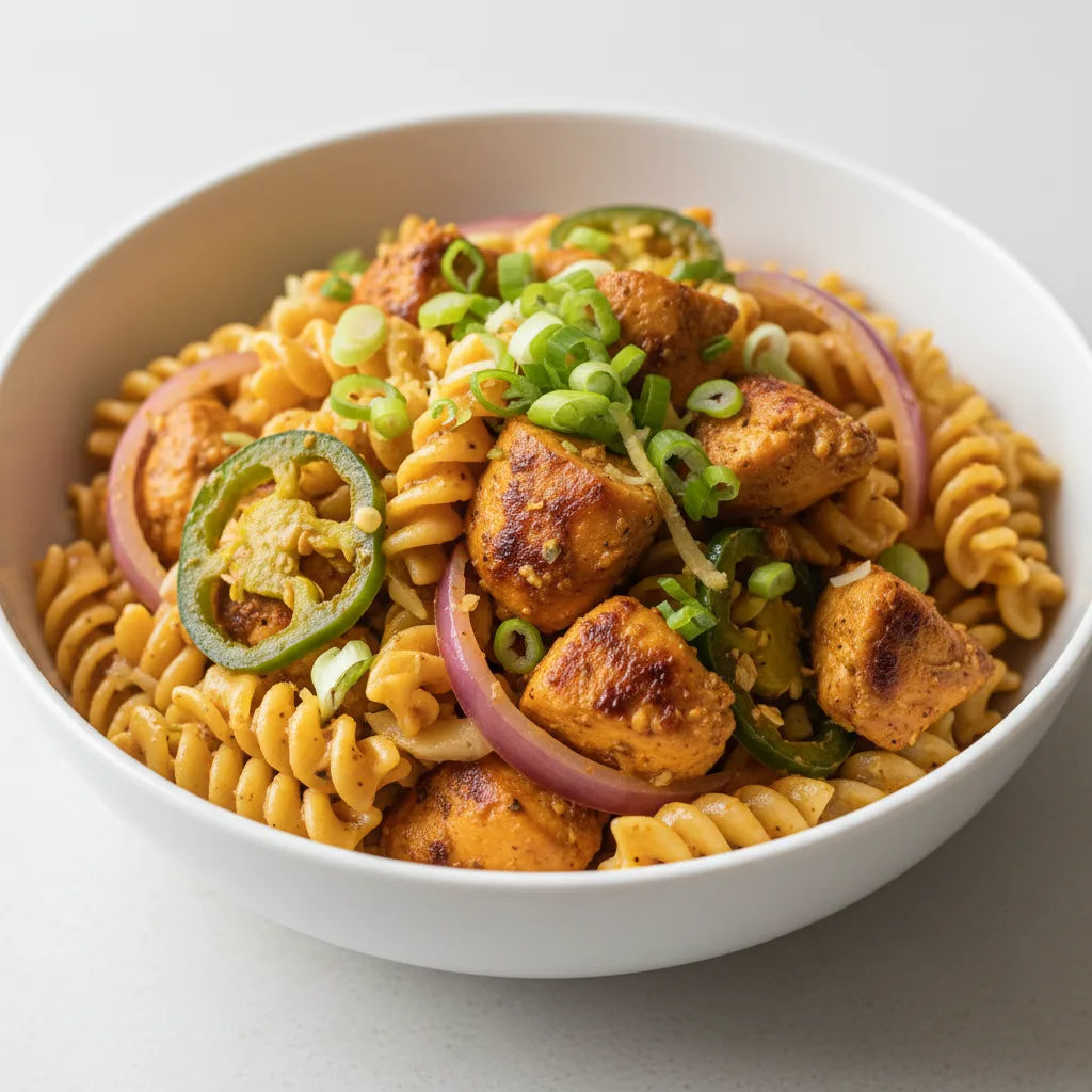 Achari Chicken Pasta