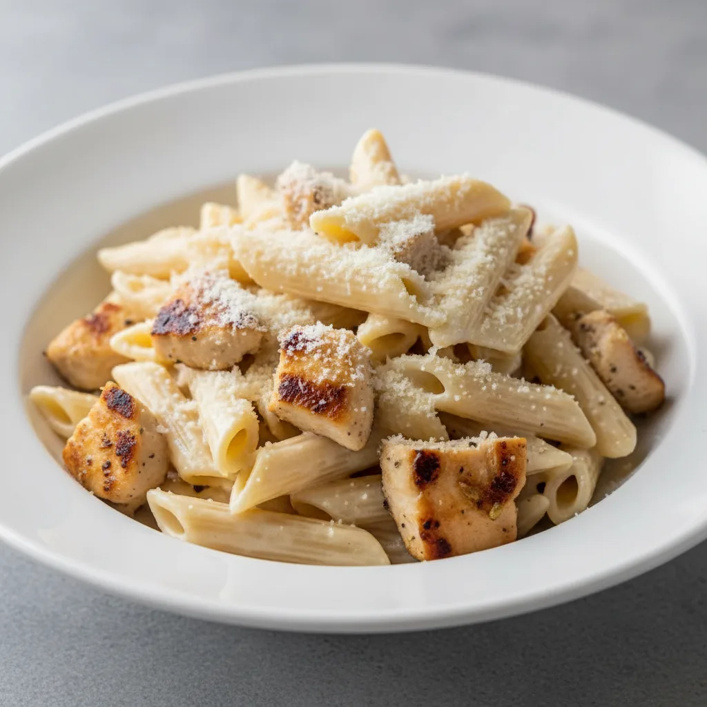 Alfredo Chicken Pasta Twist