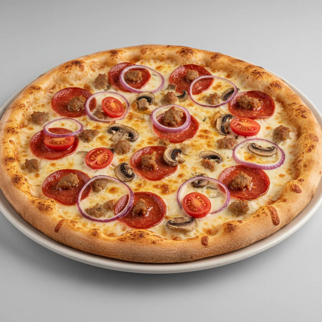 Italian Garlic Chicken Pizza