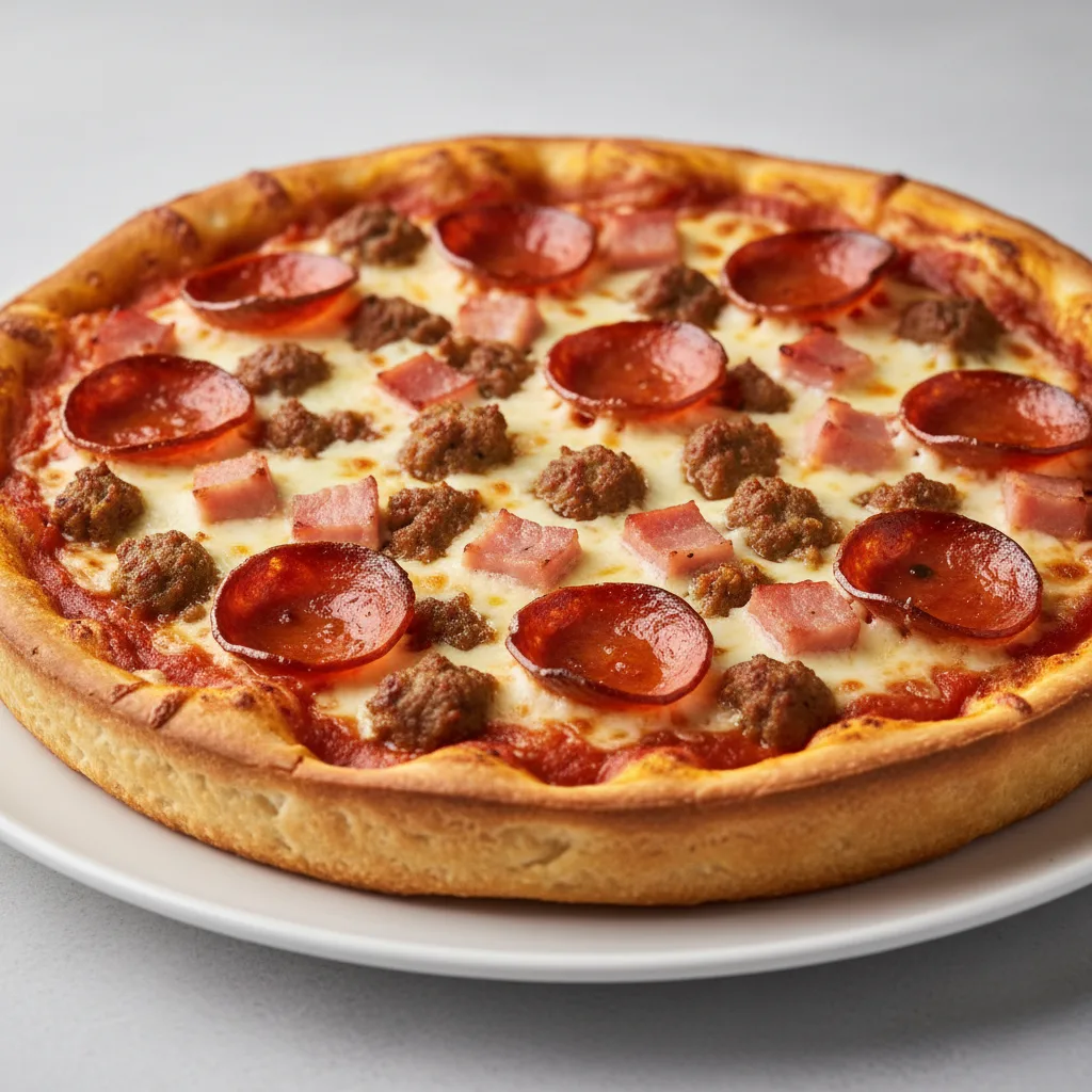Vegan All Meat Pizza