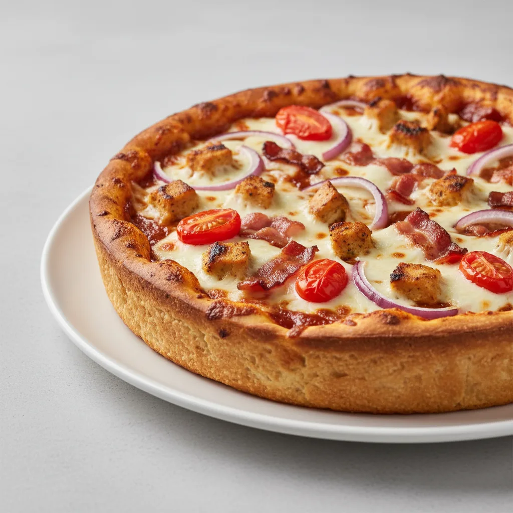Vegan BBQ Chicken Pizza