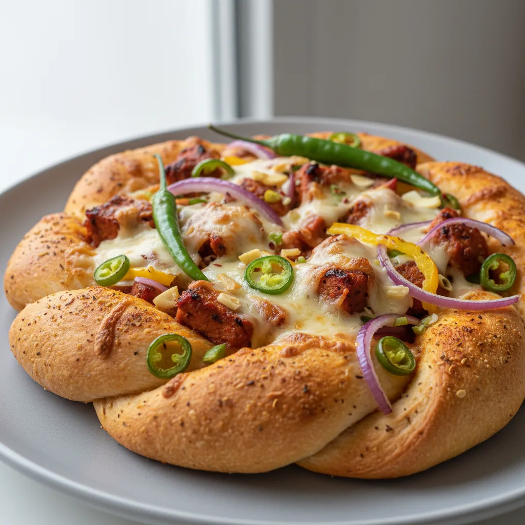 Vegan Tandoori BBQ Pizza Twist