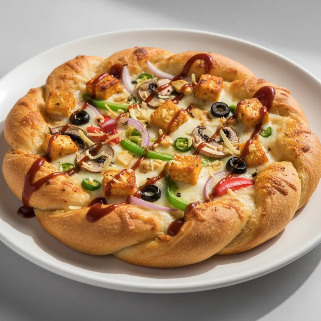 Bombay Garlic Paneer Pizza Twist