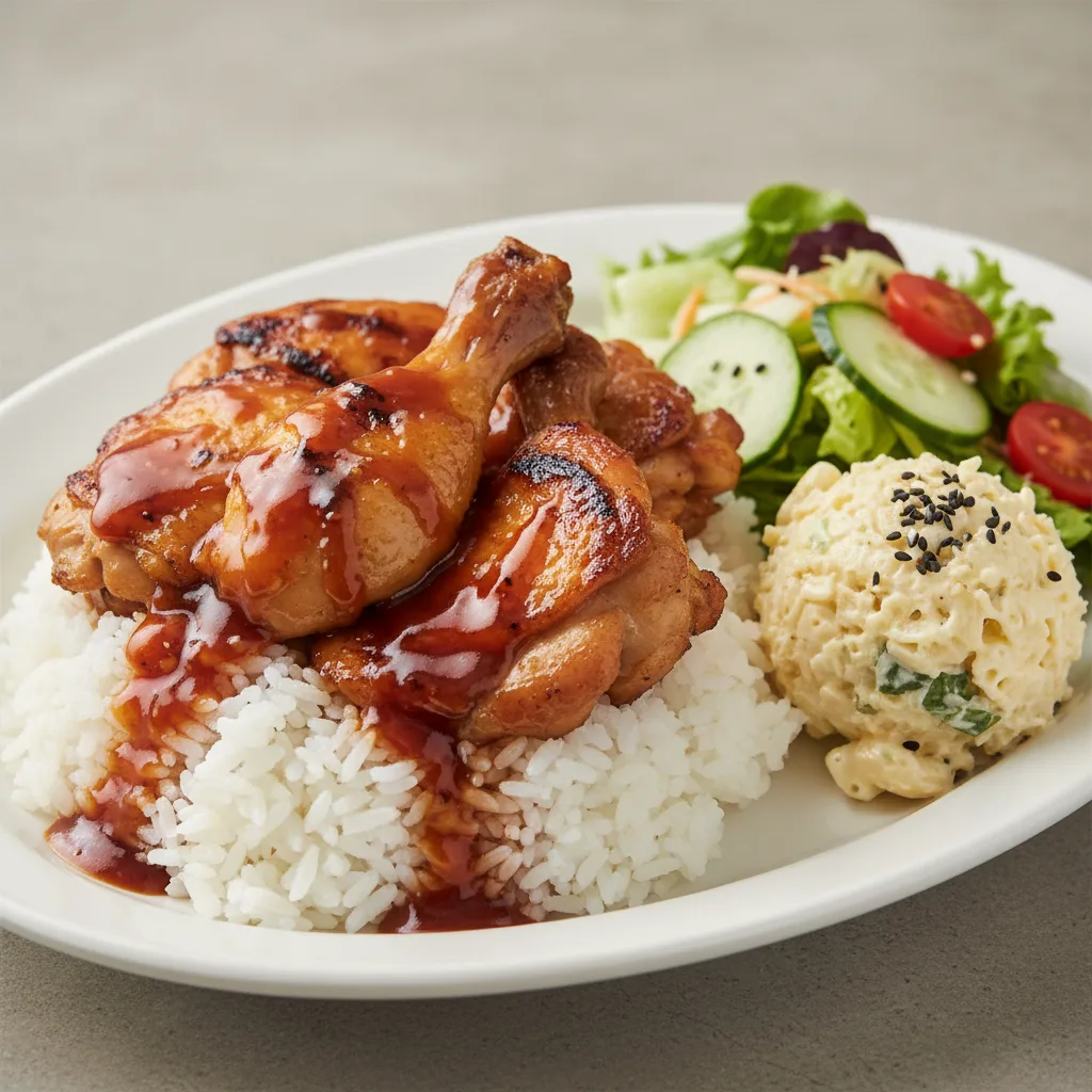 Huli Huli Chicken Plate Huli Huli Chicken Plate