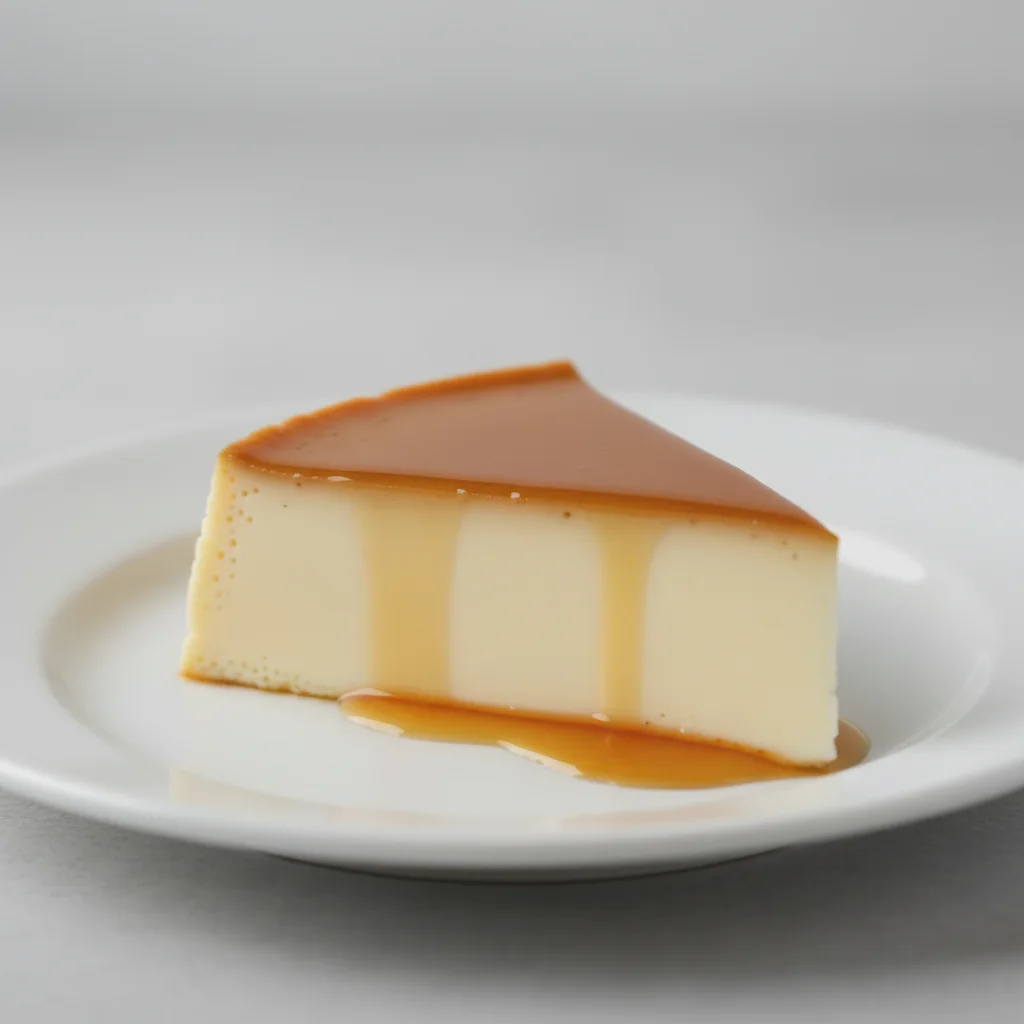 Individual Flan Slice Individual Flan Slice