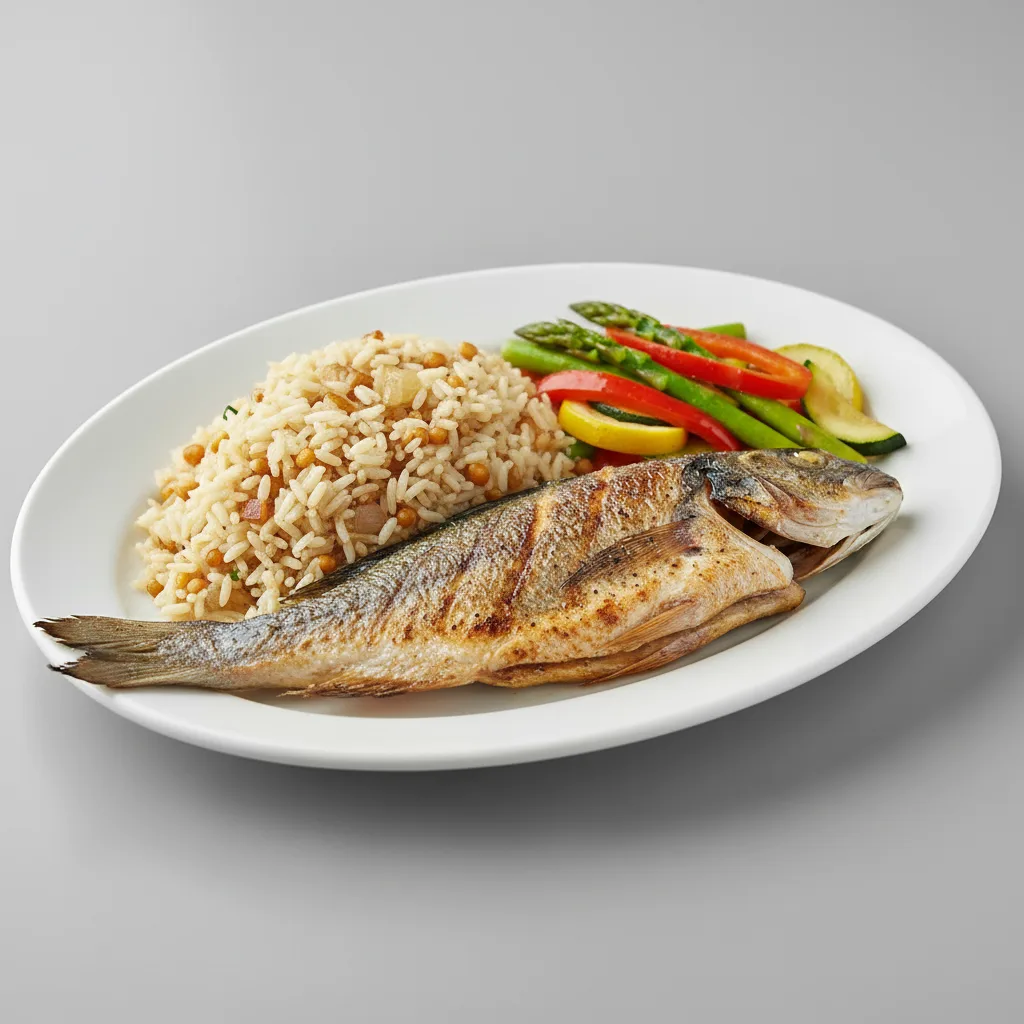 Grilled Whole Branzino