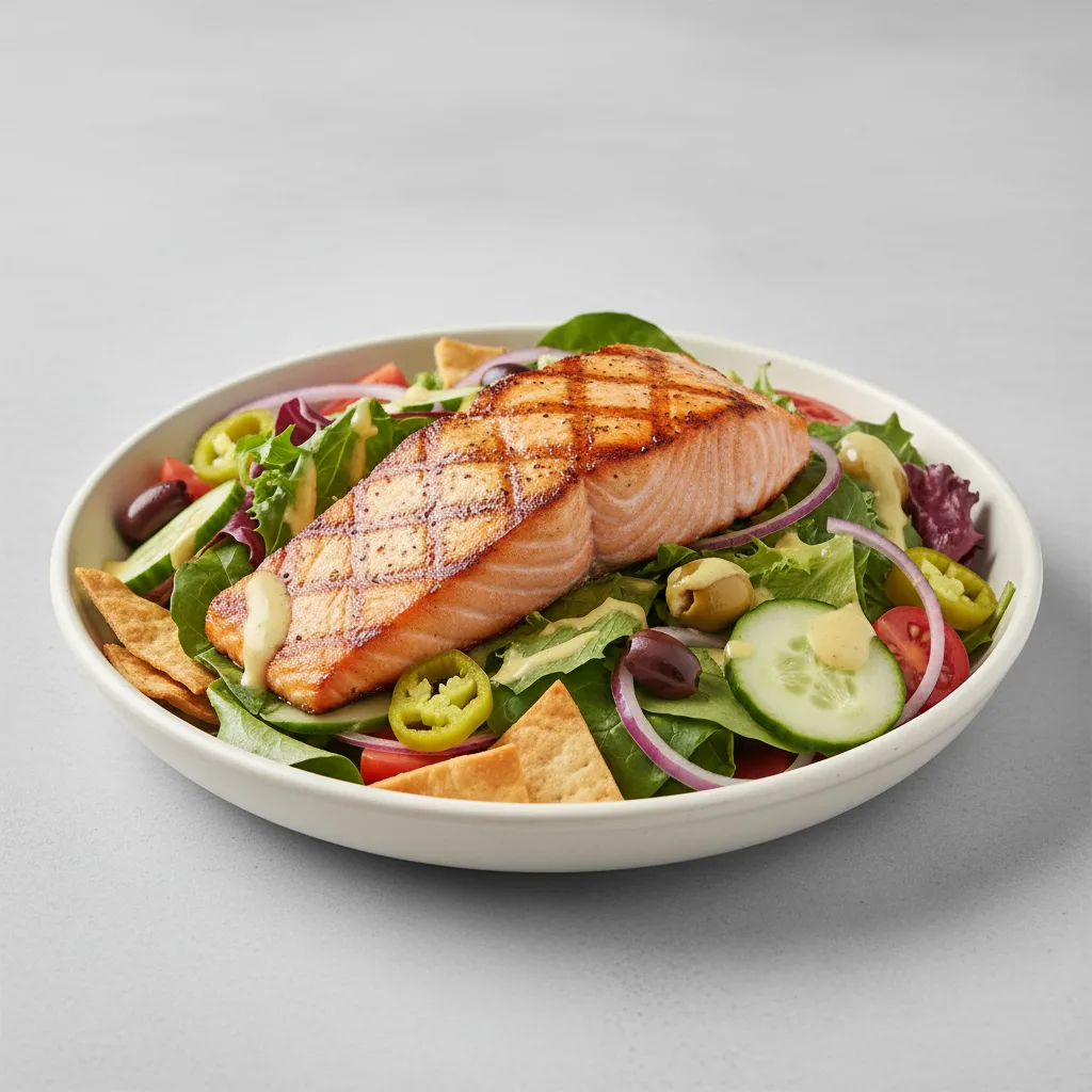 Grilled Salmon Salad