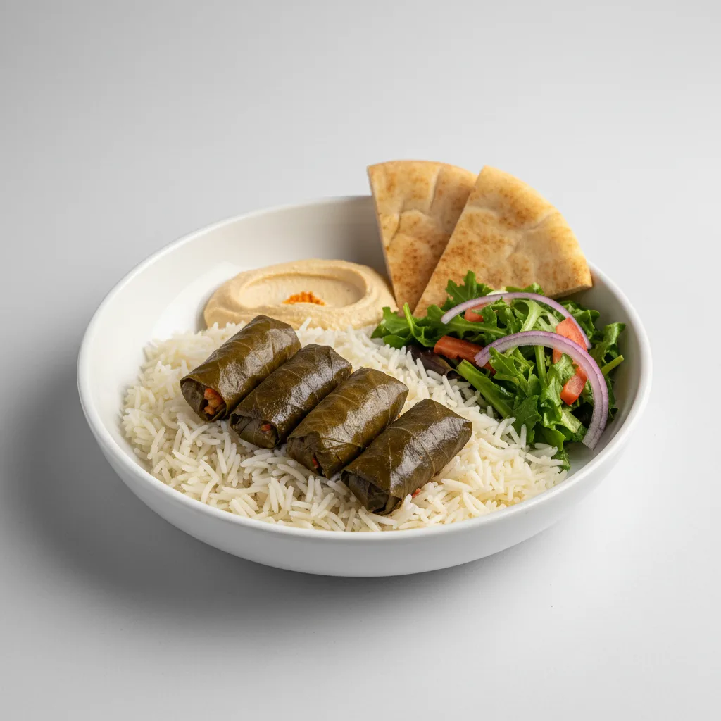 Dolma Veggie and Rice Plate