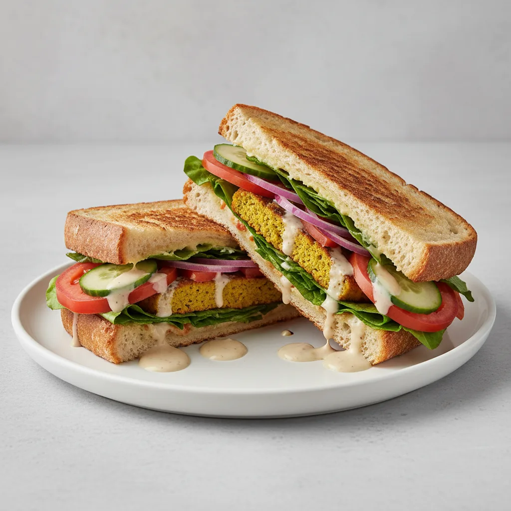 Falafel Veggie Panini
