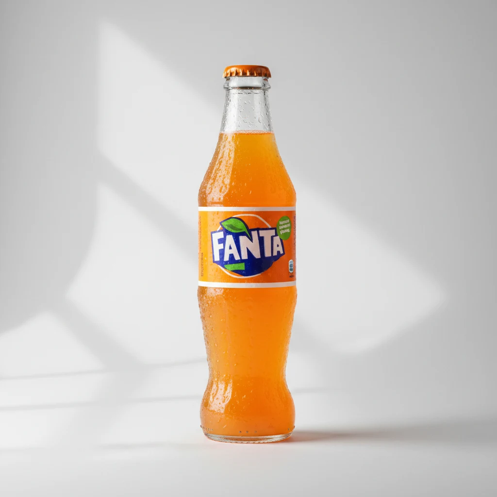 Bottled Fanta Orange Bottled Fanta Orange