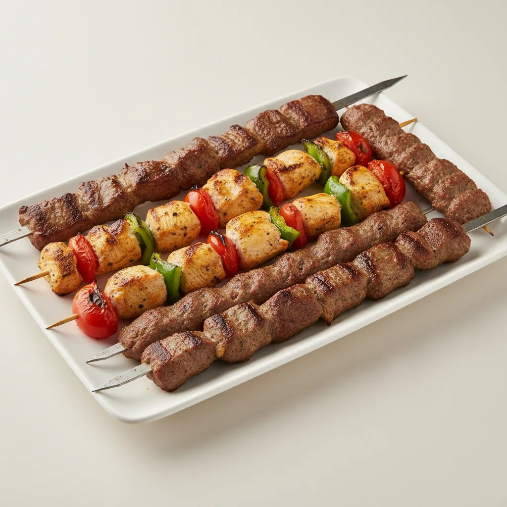 Mixed Grill Kebab Tray Mixed Grill Kebab Tray