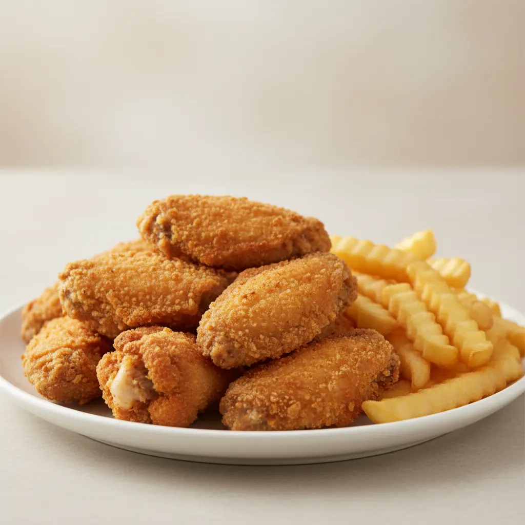 Chicken Wings with Fries (14 Pieces) Chicken Wings with Fries (14 Pieces)