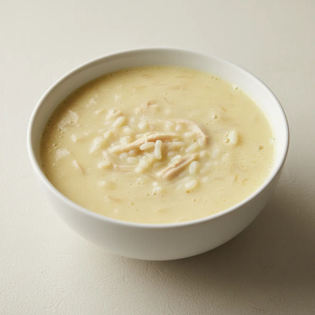 Avgolemeno Soup Avgolemeno Soup