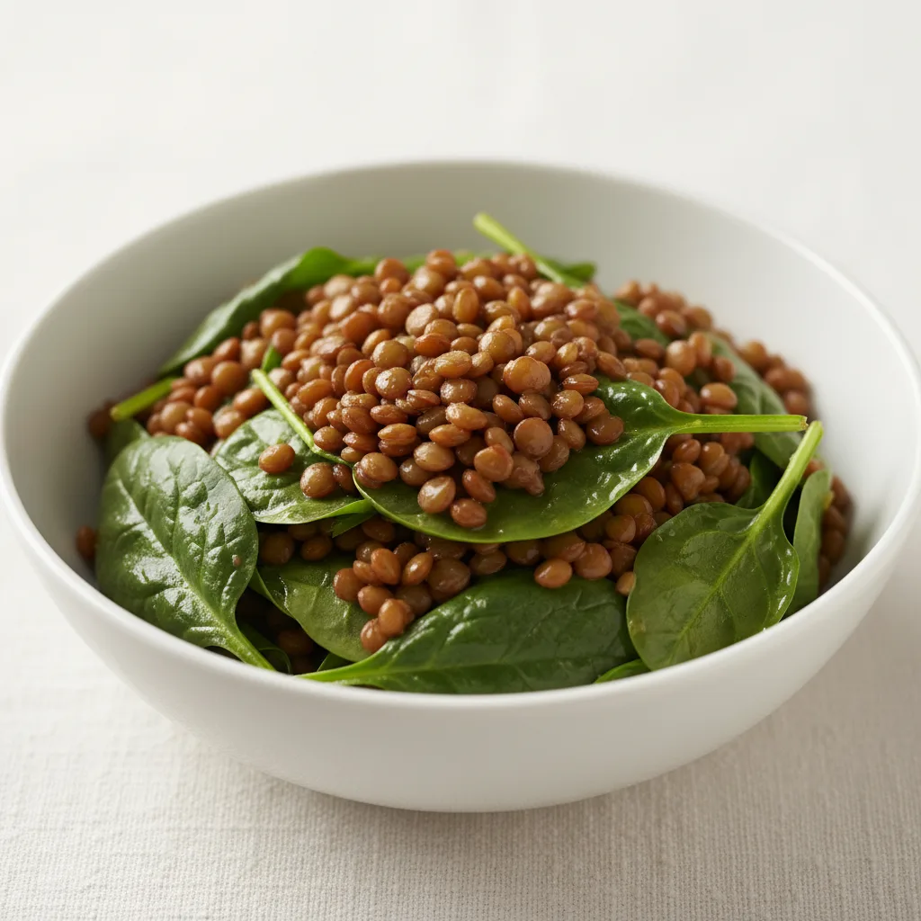Lentil Salad with Spinach Lentil Salad with Spinach