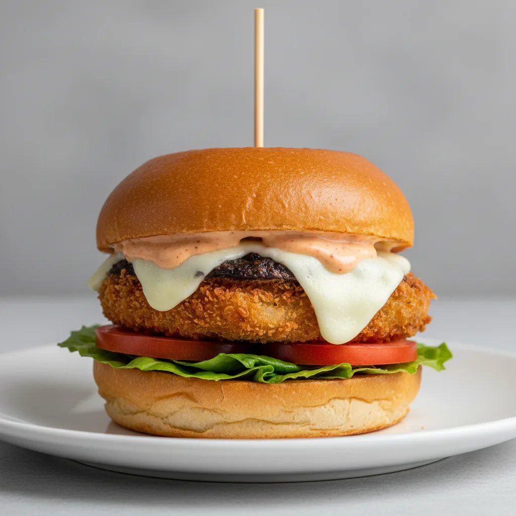 Truffle Mushroom Burger (Vegetarian) Truffle Mushroom Burger (Vegetarian)