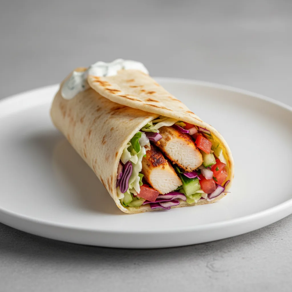 Chicken Gyro Wrap Chicken Gyro Wrap