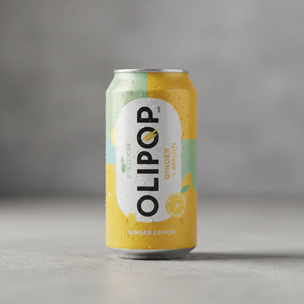 Olipop Ginger Lemon Olipop Ginger Lemon