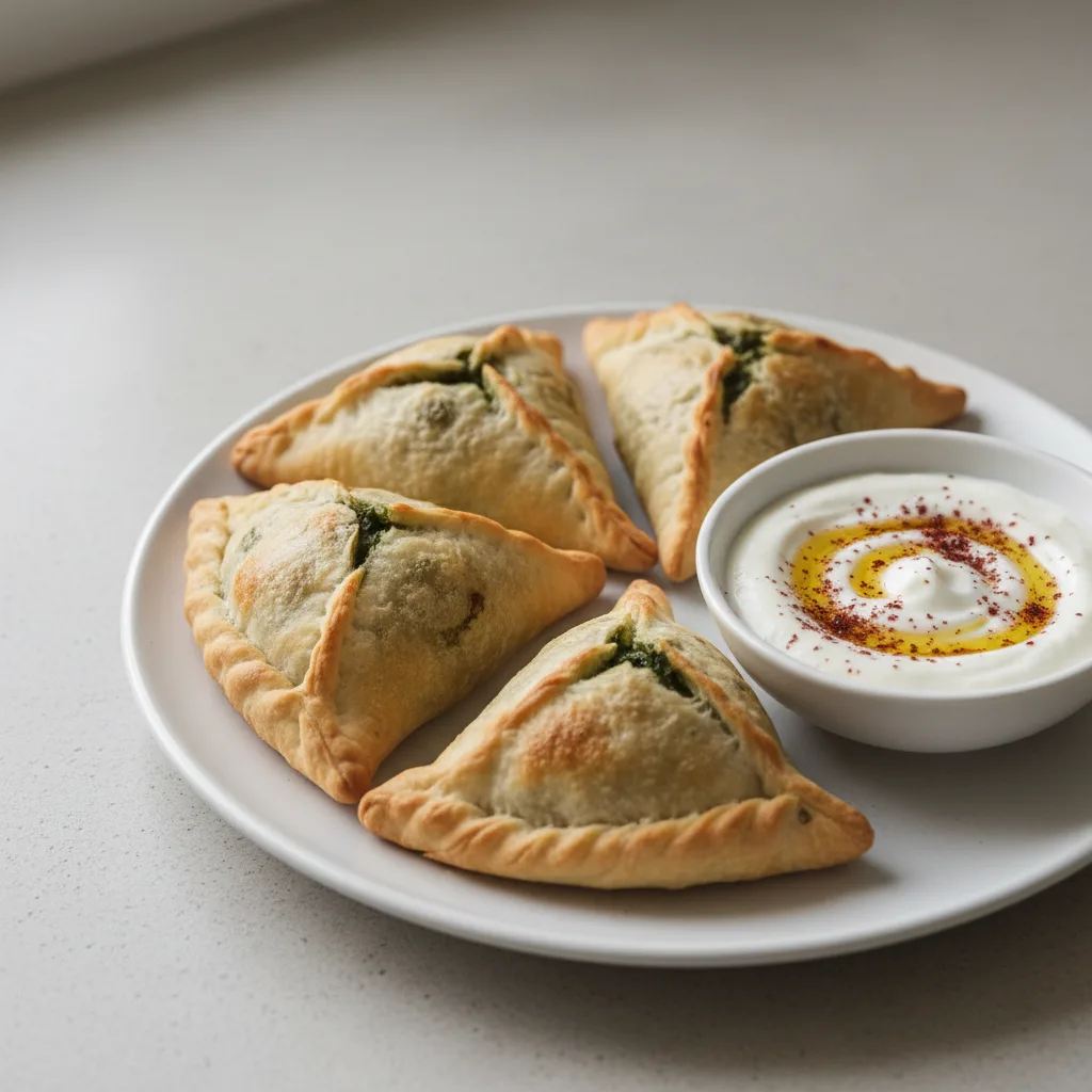 Spinach Fatayer Empanada Spinach Fatayer Empanada