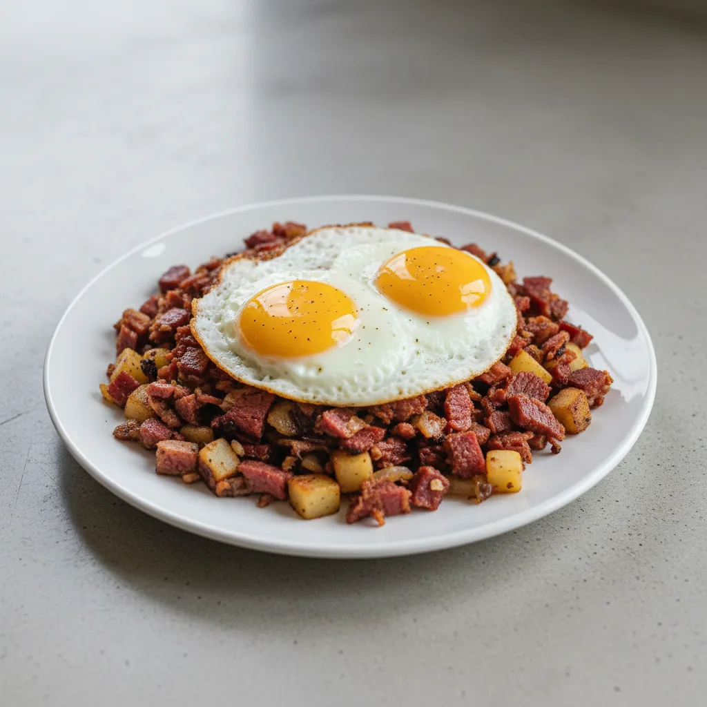 Pastrami Hash and Eggs Pastrami Hash and Eggs